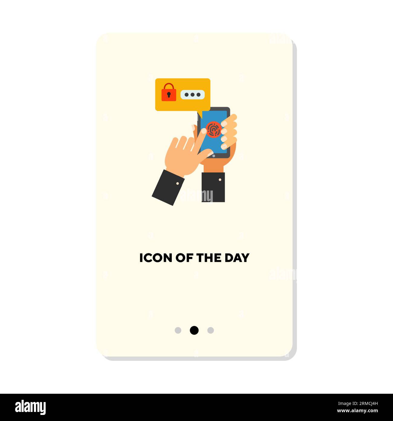 Using phone flat icon Stock Vector Image & Art - Alamy