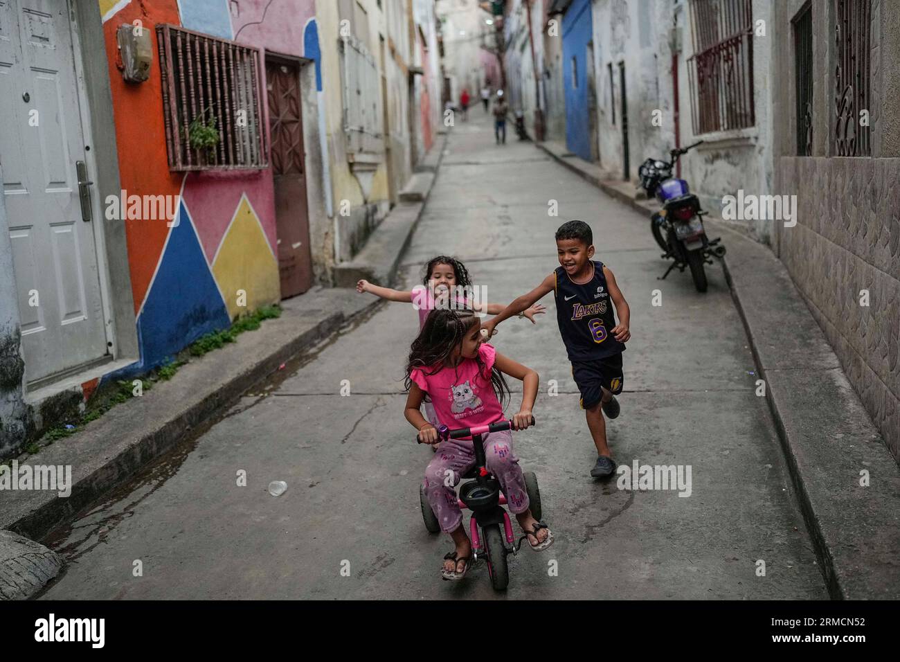 Children Play In The San Agustin Neighborhood Of Caracas Venezuela children-play-in-the-san-agustin-neighborhood-of-caracas-venezuela