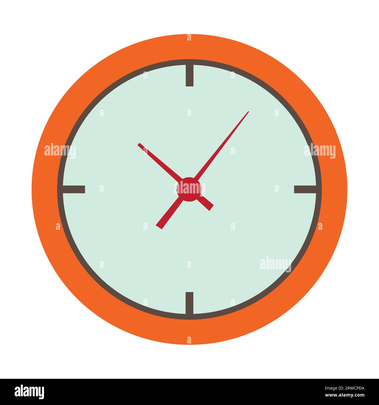 Round wall clock Stock Vector Image & Art - Alamy