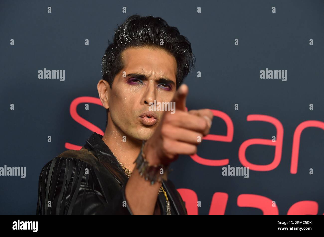 Brandon Rogers arrives at the Streamy Awards on Sunday, Aug. 27, 2023