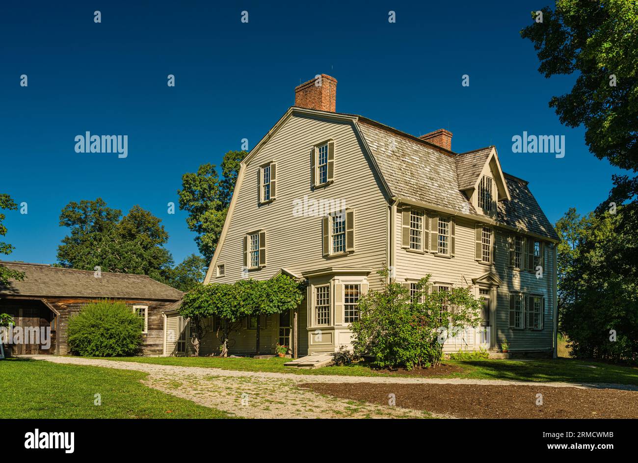 The Old Manse Concord Massachusetts Usa Stock Photo Alamy