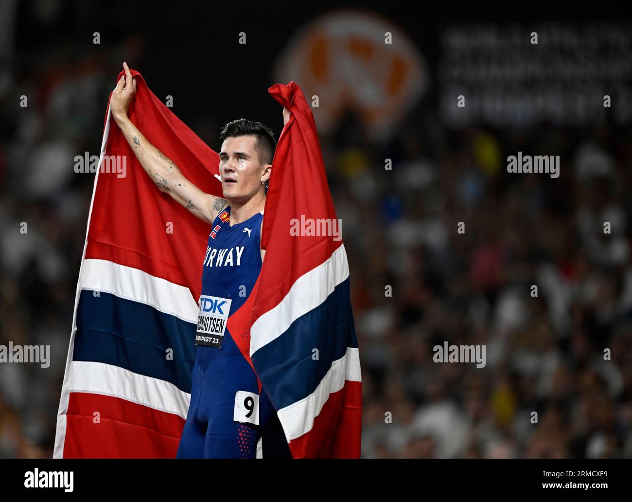Jakob ingebrigtsen budapest 2023 hires stock photography and images