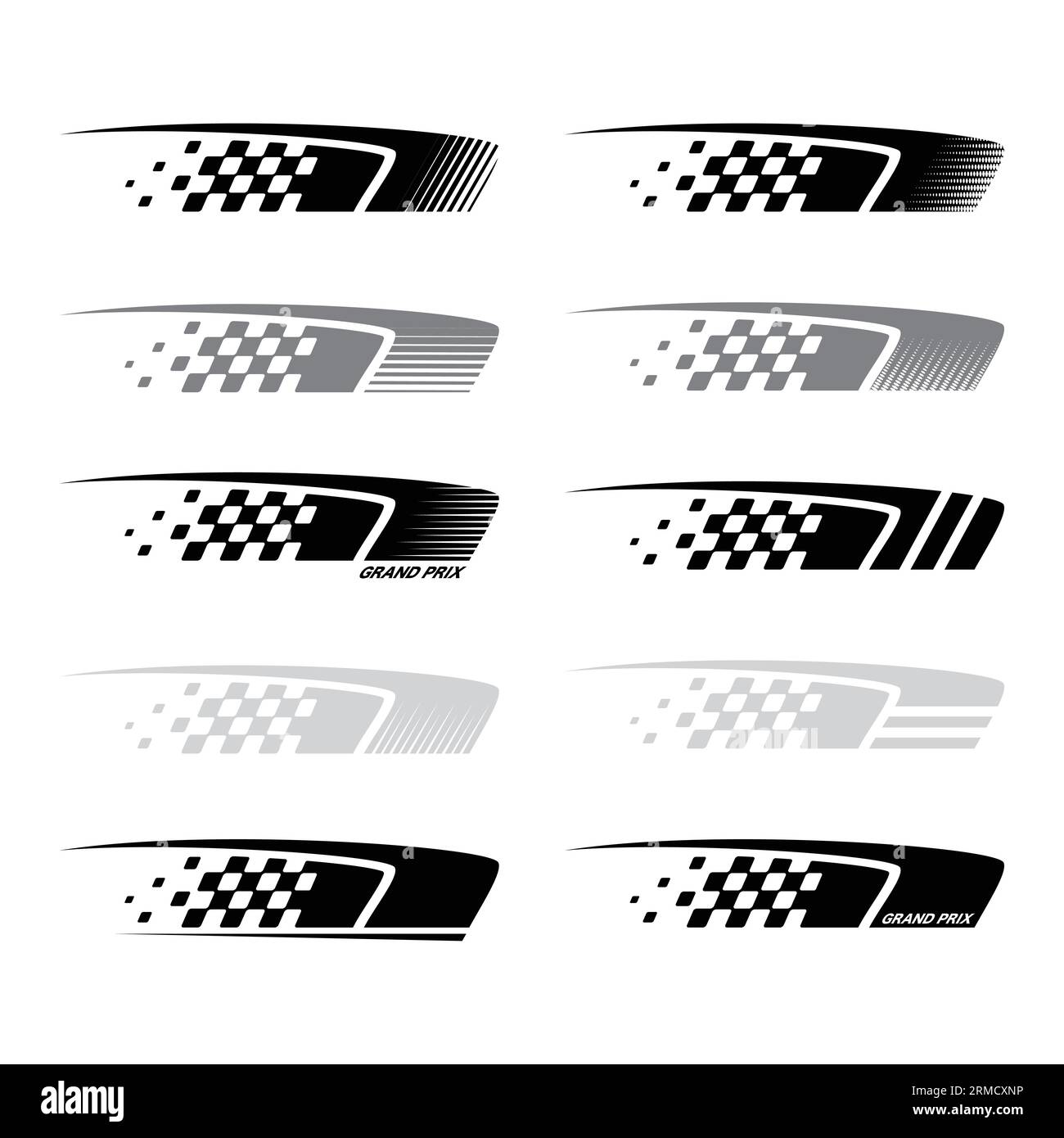Racing stripes Cut Out Stock Images & Pictures - Alamy