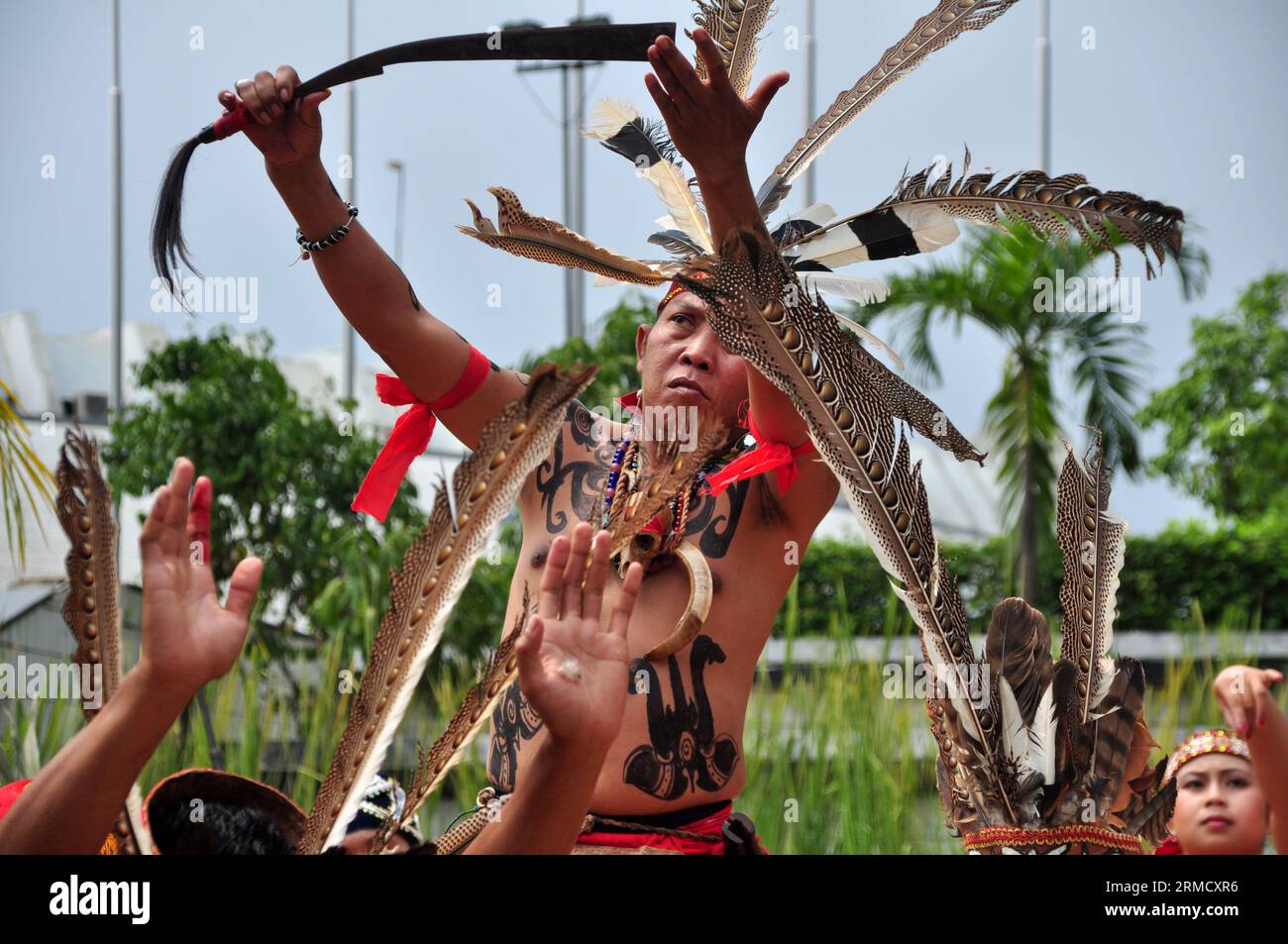 Jakarta, Indonesia - November 24, 2011 : The Dayak Kanayatn