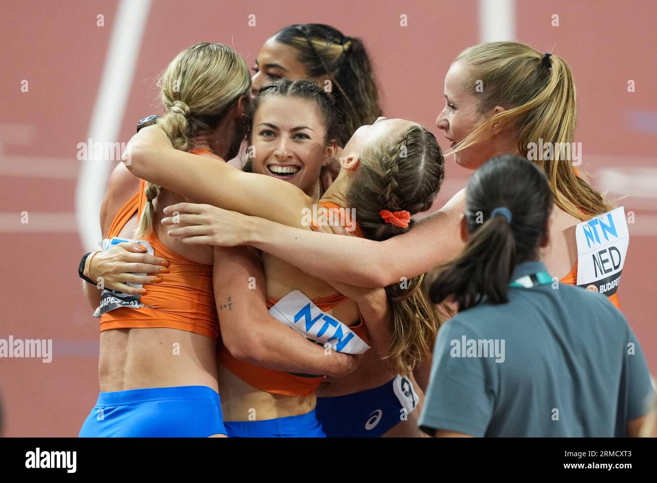 Budapest Hungary 27th Aug 2023 Athletes Of The Netherlands