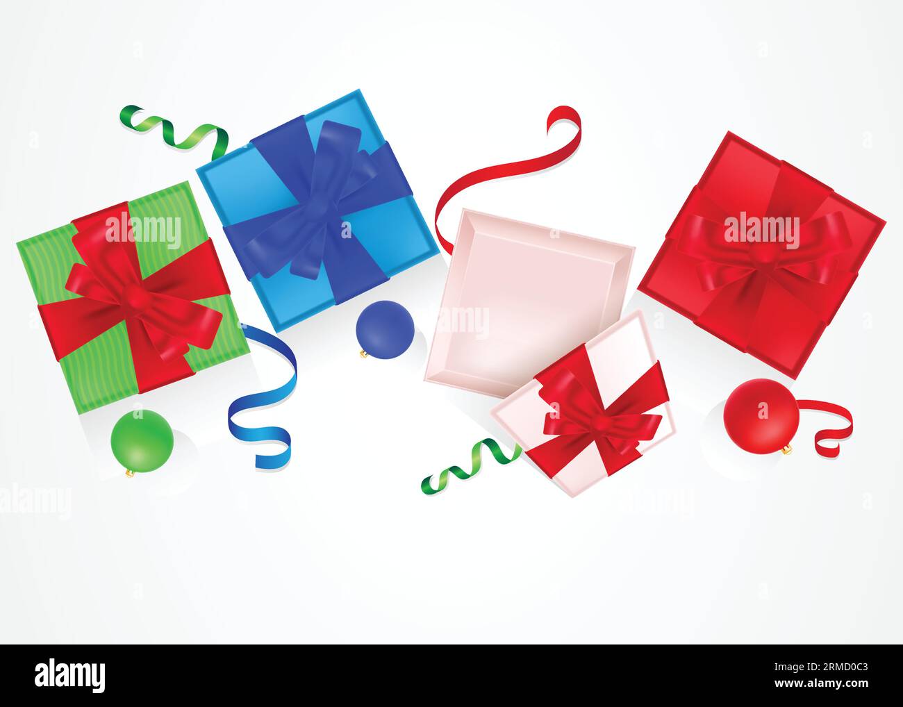 Set of Present Boxes Illustration Stock Vector Image & Art - Alamy