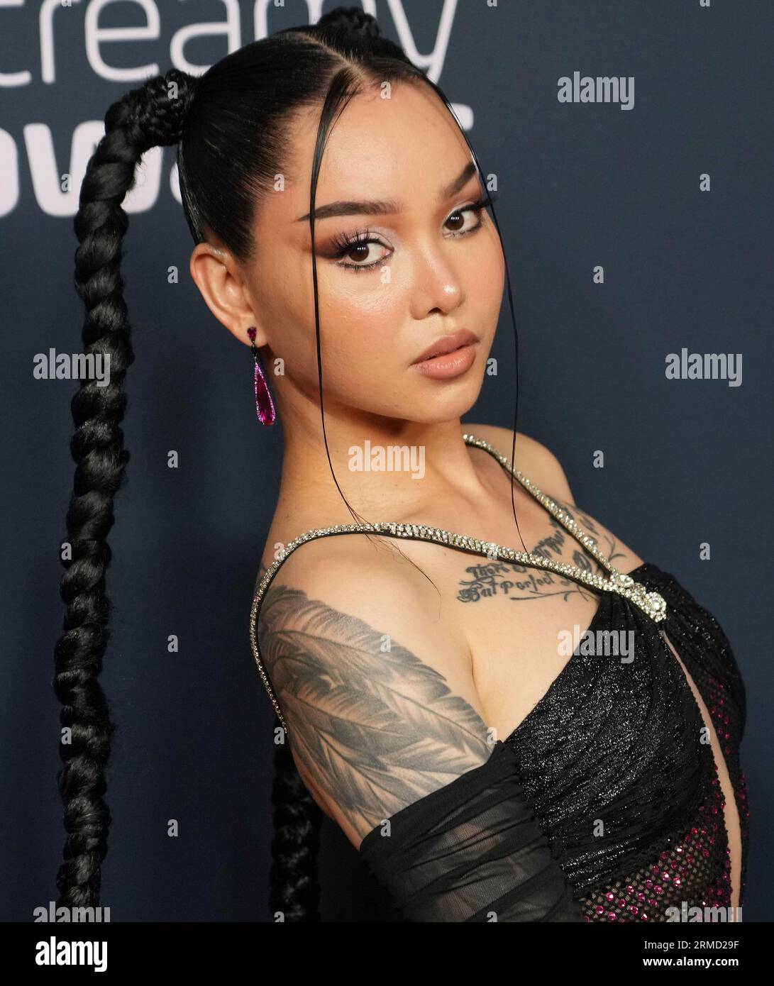 Los Angeles, USA. 27th Aug, 2023. Bella Poarch arrives at the 2023