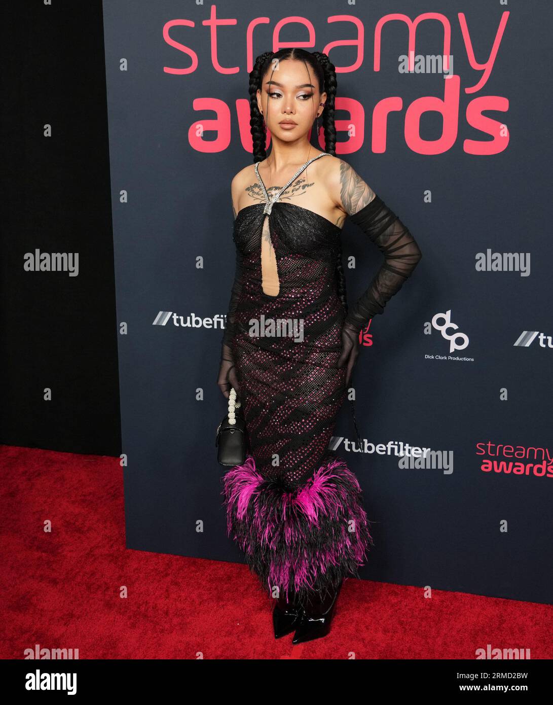 Los Angeles, USA. 27th Aug, 2023. Bella Poarch arrives at the 2023