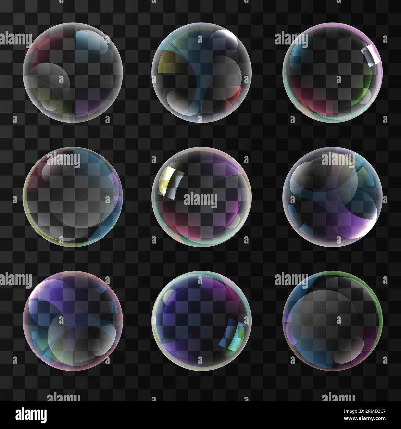 Colorful soap bubbles Stock Vector Image & Art - Alamy