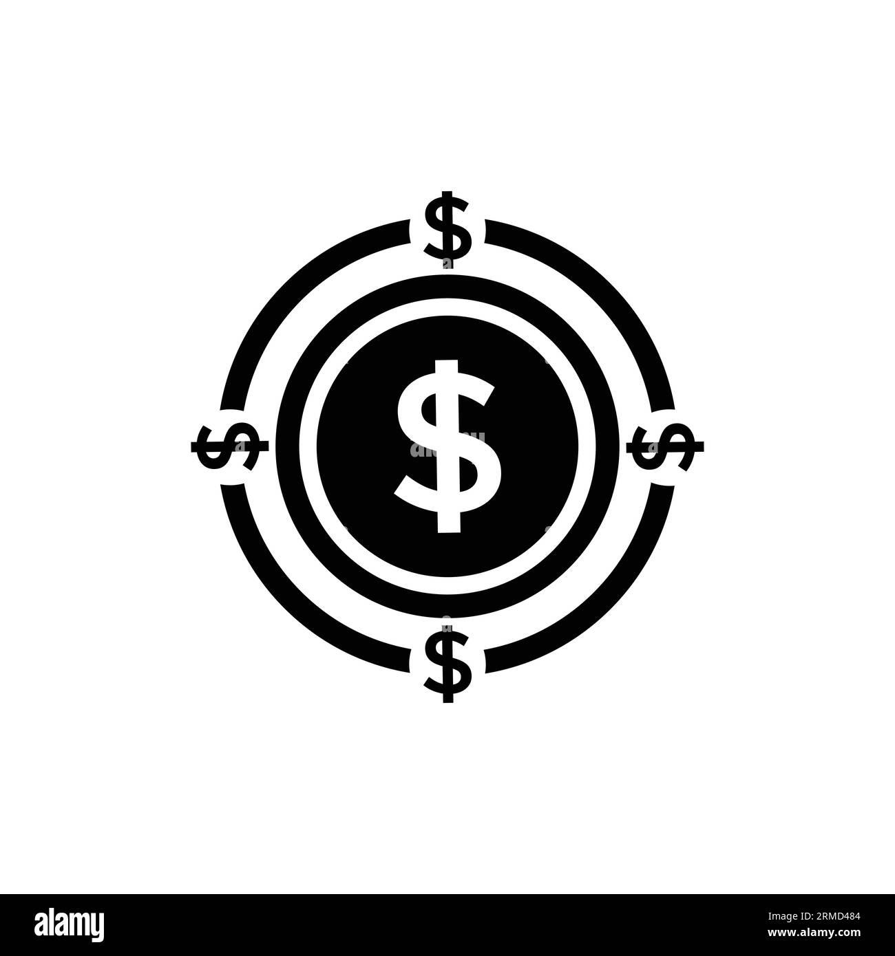 Hedge funds icon line symbol. Isolated illustration of icon sign concept for your web site mobile app logo UI design. Stock Vector