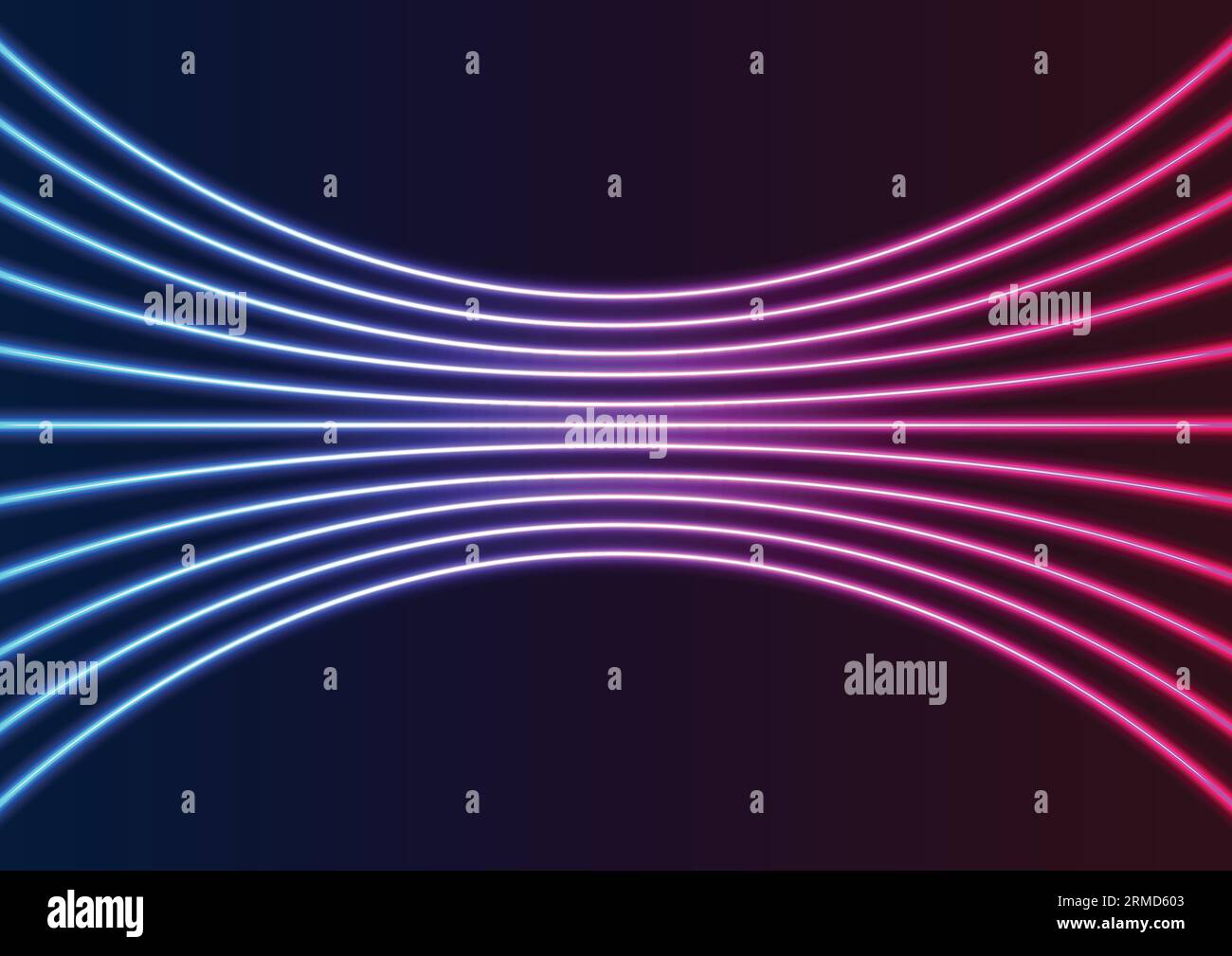 Blue and purple neon laser curved lines tech abstract background Stock ...