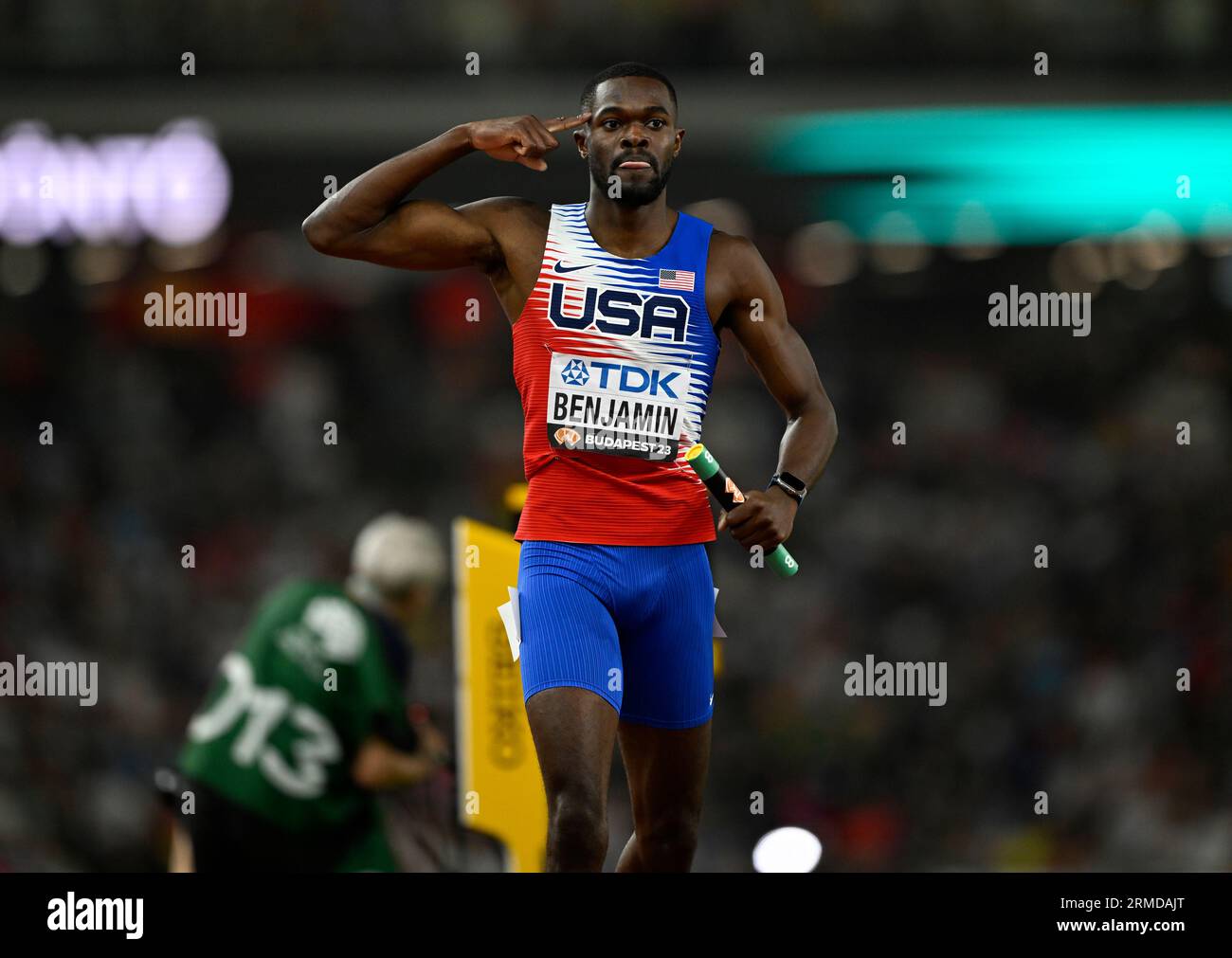 Budapest, Hungary. 27th Aug, 2023. Rai Benjamin of the United States ...