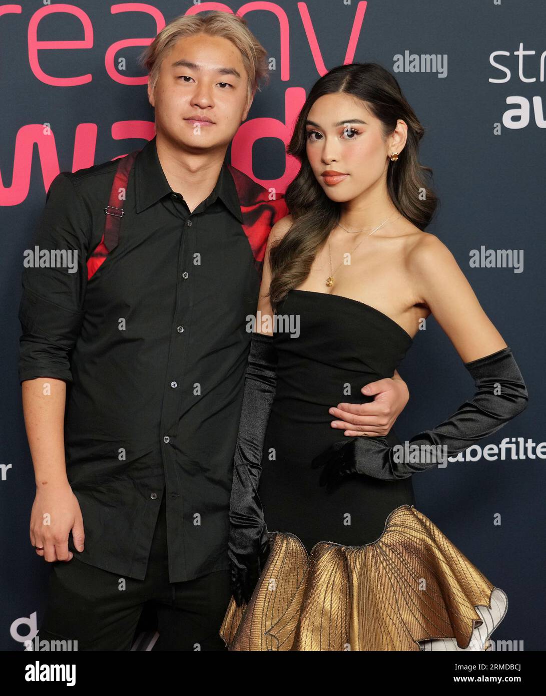 Los Angeles, USA. 27th Aug, 2023. (L-R) Zhong and Kat Bruno at the 2023 ...