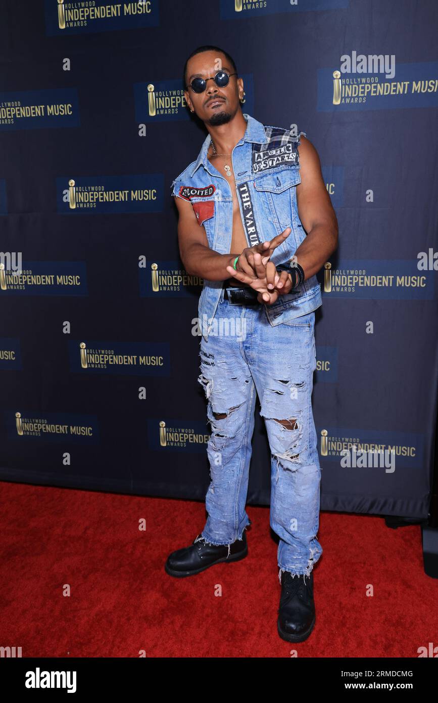 Hollywood, California, USA. 17th August, 2023. Music artist JR Jones ...