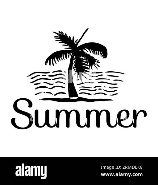 T Lettering Summer Summer typography t-shirt design, tee print, t-shirt design, lettering ...