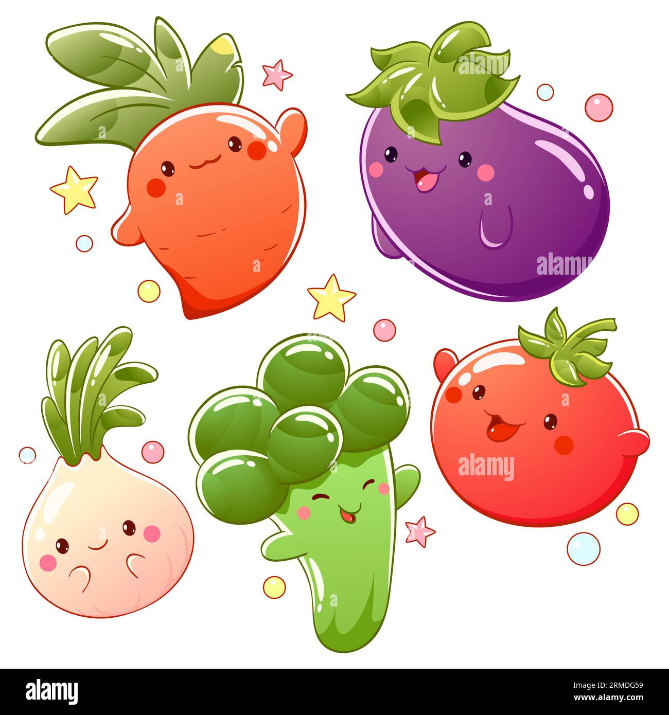 Kawaii Vegetables T-Shirt Kawaii Vegetables T-Shirt
