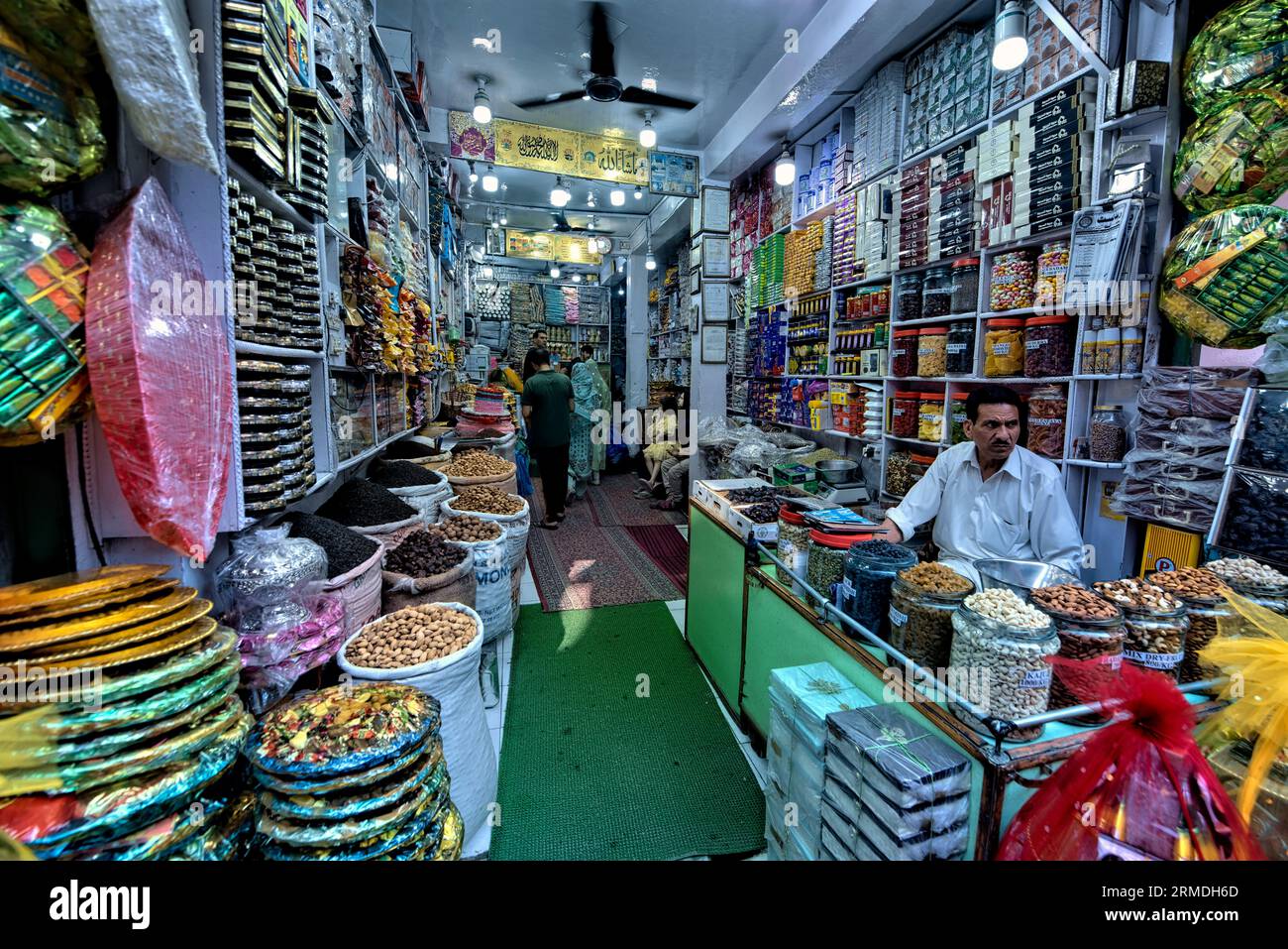 Dried fruit and nut seller, Srinagar, Kashmir, India Stock Photo Alamy