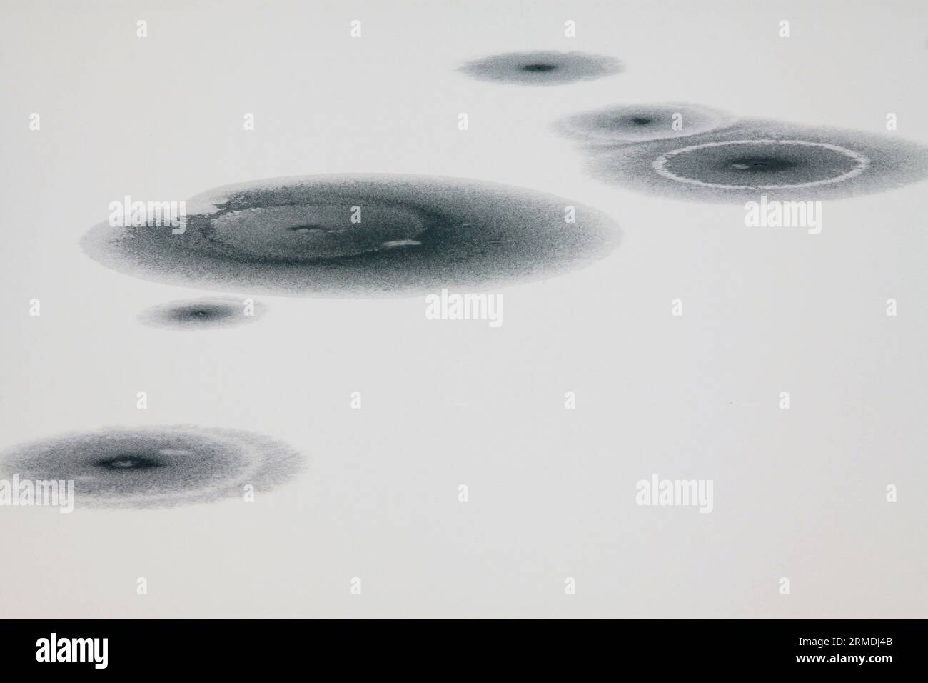 circular pattern in the snow and ice, in winter, China Stock Photo - Alamy
