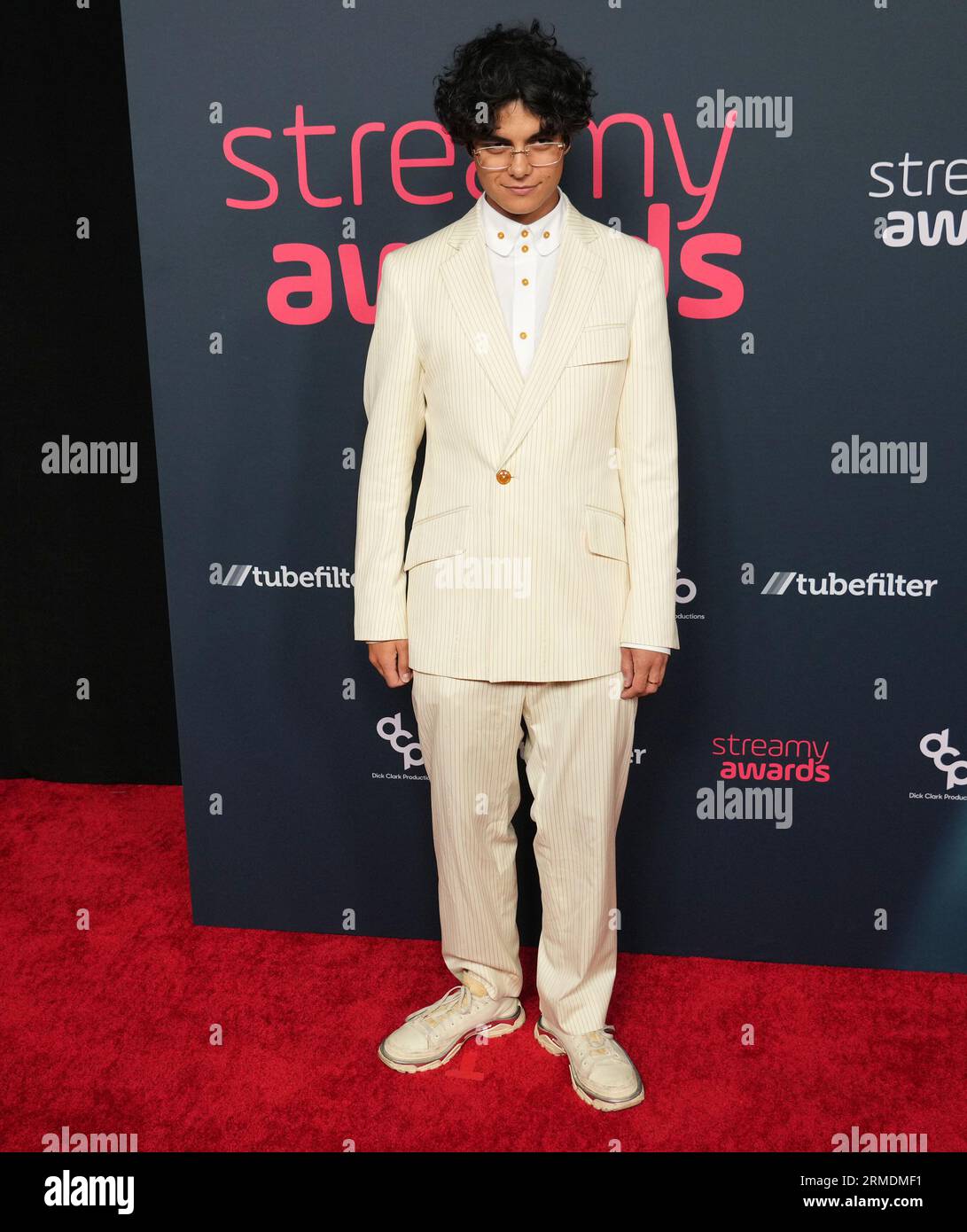 BENOFTHEWEEK arrives at the 2023 Streamy Awards held at The Fairmont