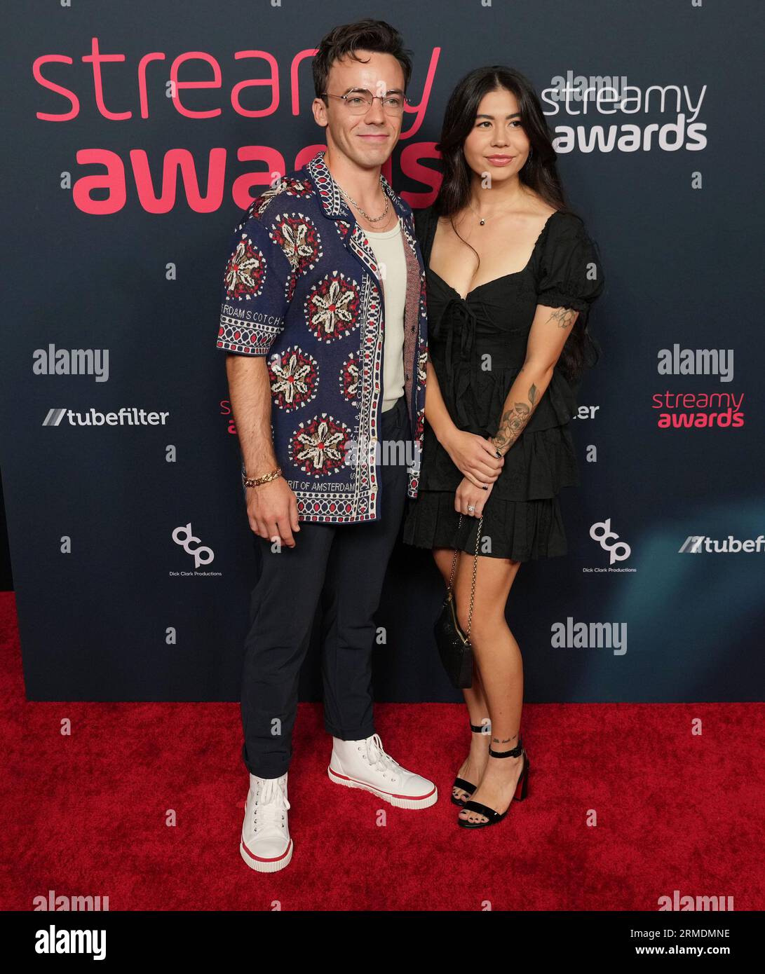 Los Angeles, USA. 27th Aug, 2023. (L-R) Connor Price and Breanna Price ...