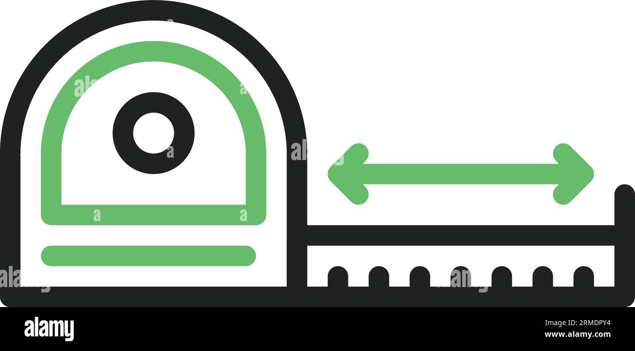 Measuring Tape Icon Image. Stock Vector
