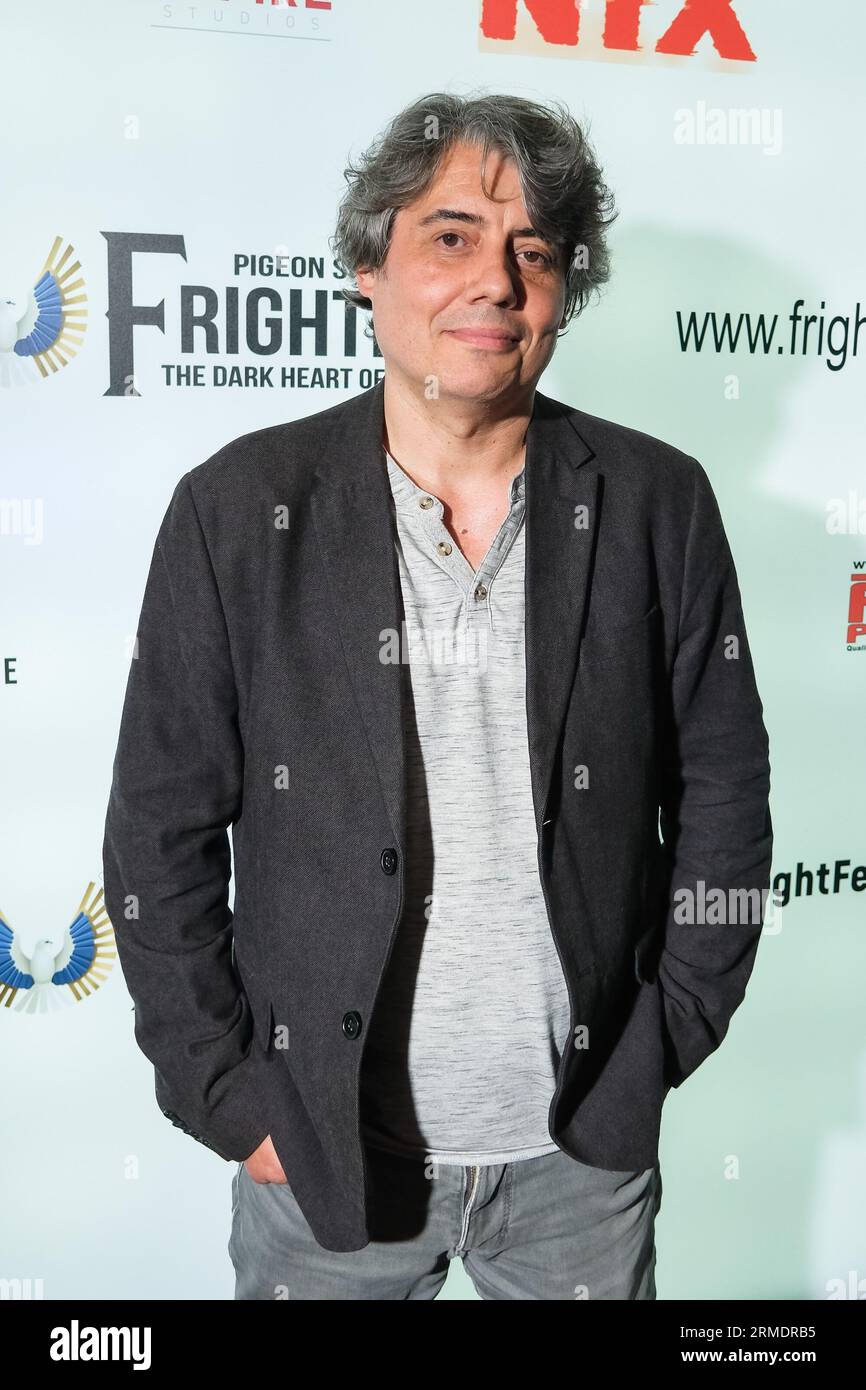 London, UK. 27th Aug, 2023. Sebastien Drouin photographed at the World Premiere of Cold Meat held during Pigeon Shrine Frightfest 2023 at the Cineworld Leicester Square. Picture by Julie Edwards Credit: JEP Celebrity Photos/Alamy Live News Stock Photo
