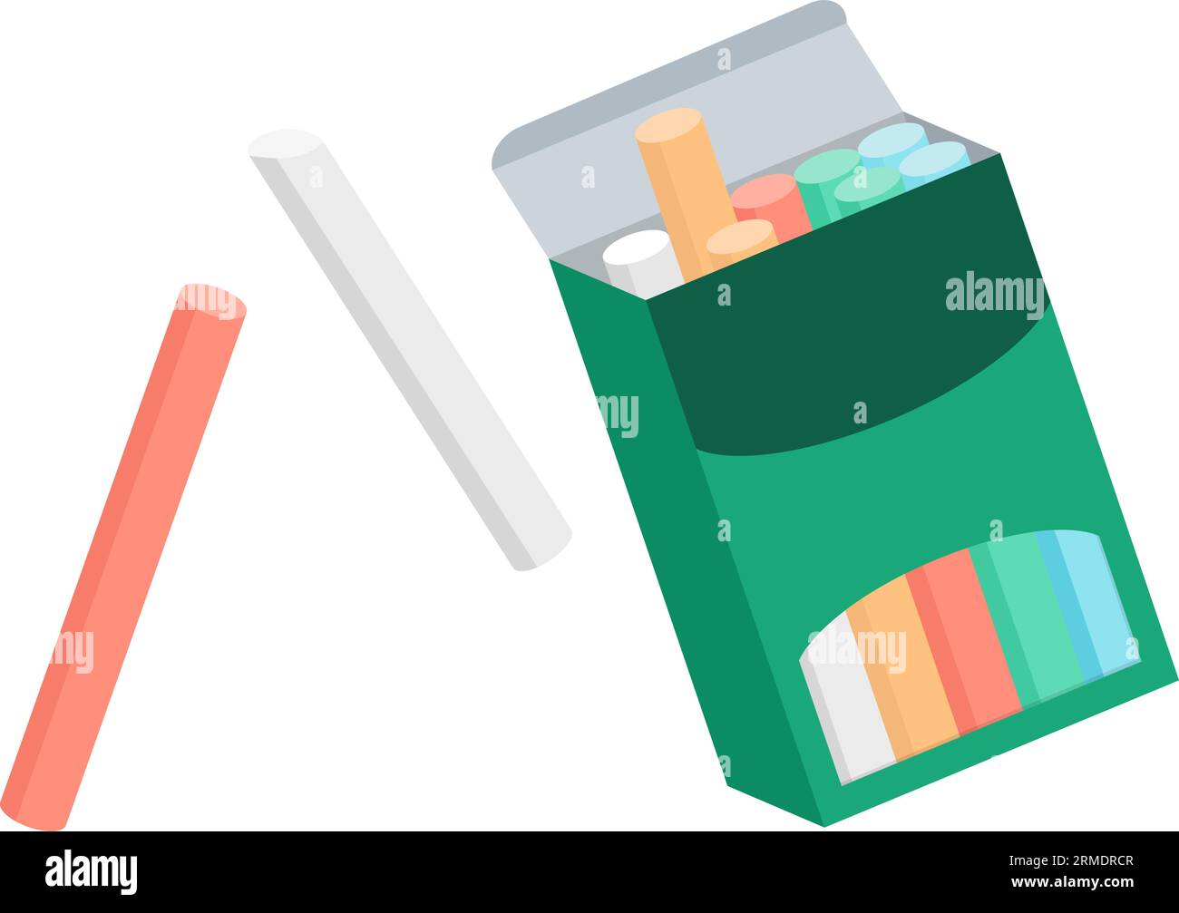 Chalks vector vectors hi-res stock photography and images - Alamy