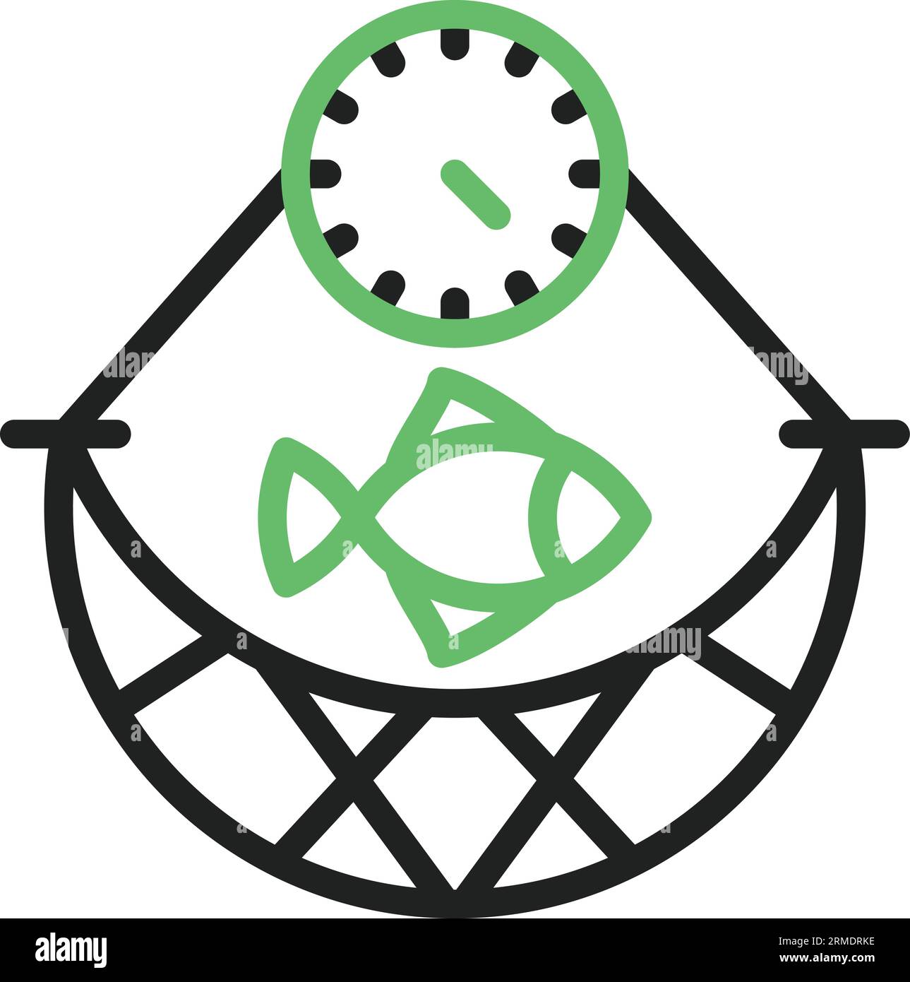 Overfishing Icon image. Suitable for mobile application. Stock Vector