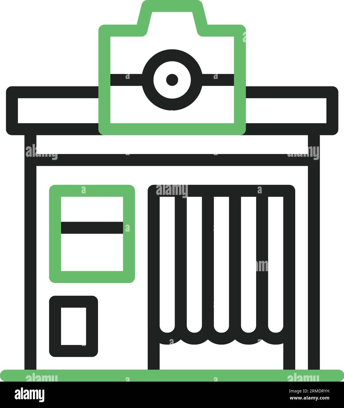Photo Booth Icon image. Suitable for mobile application. Stock Vector