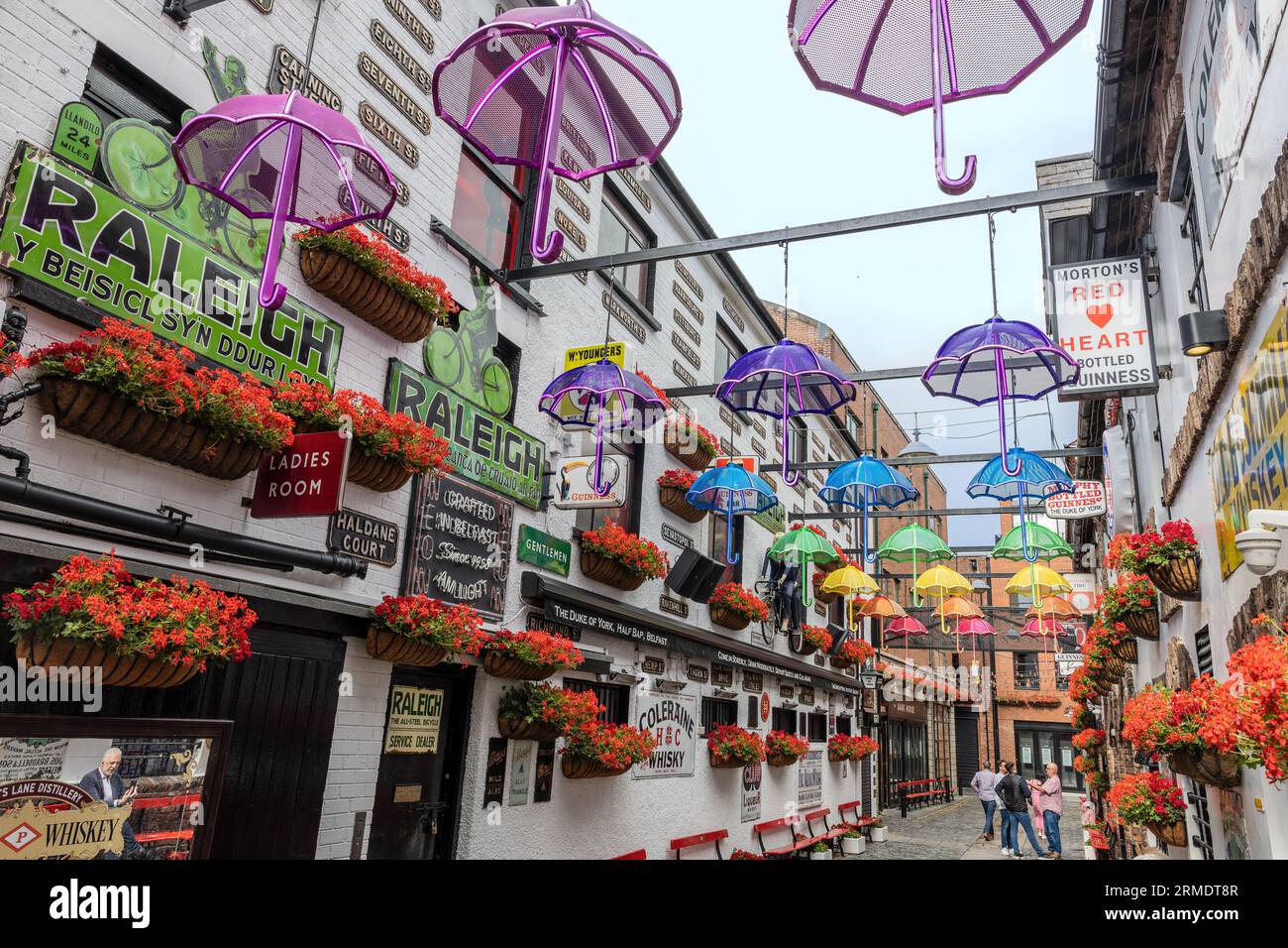 Commercial Court, Street Art, Belfast, Northern Ireland, UK Stock Photo