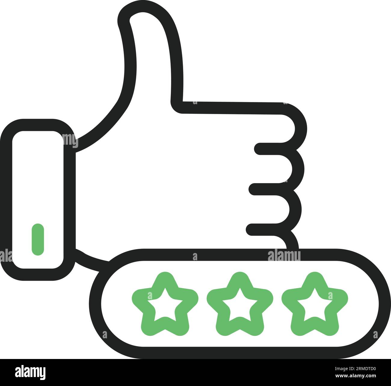 Positive Review Icon image. Suitable for mobile application. Stock Vector