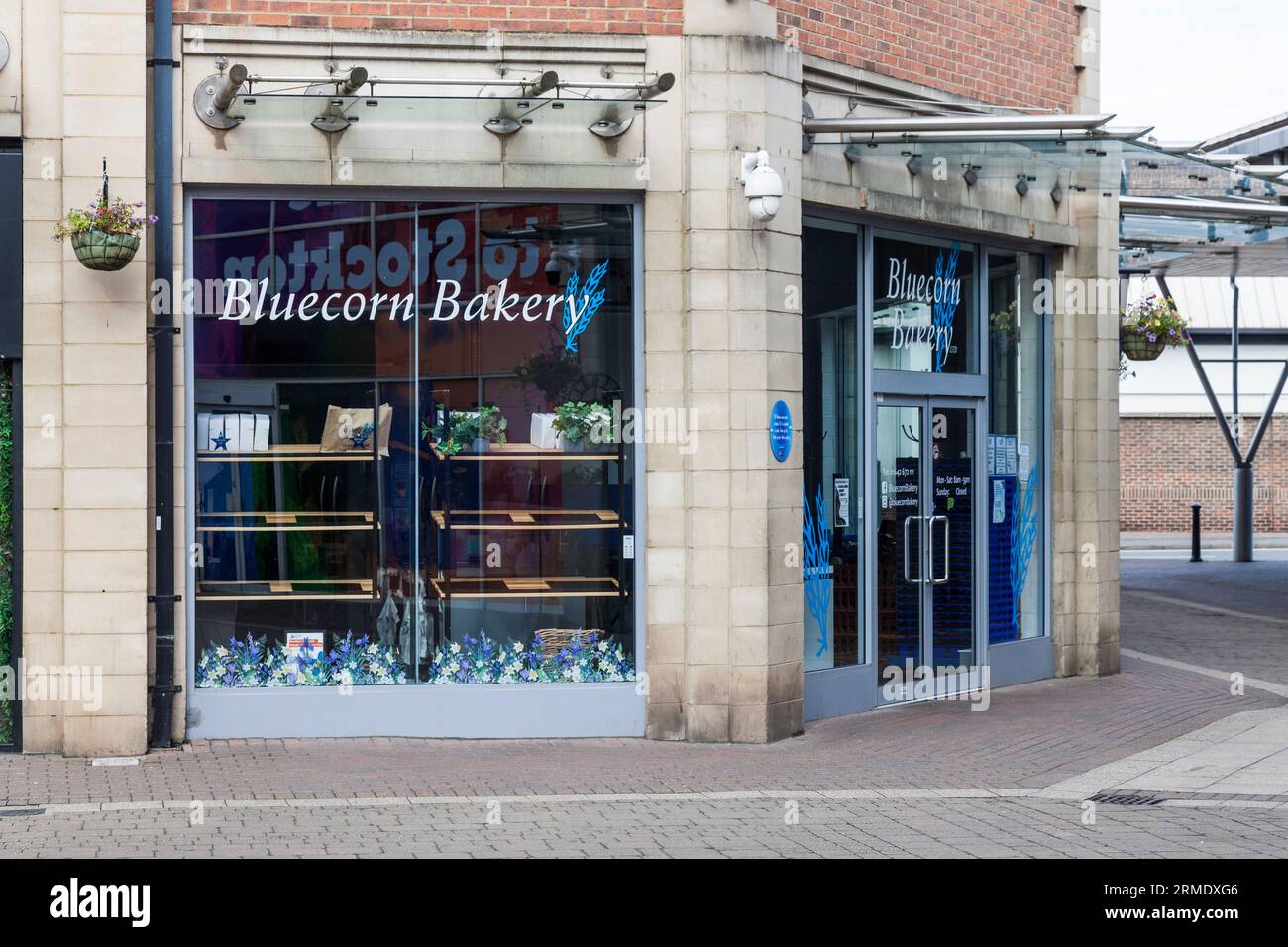 Bluecorn Bakery in Wellington Square,Stockton on Tees,England,UK Stock