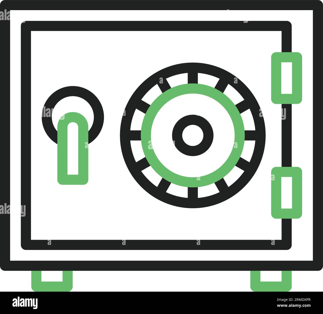 Safebox Icon image. Suitable for mobile application. Stock Vector