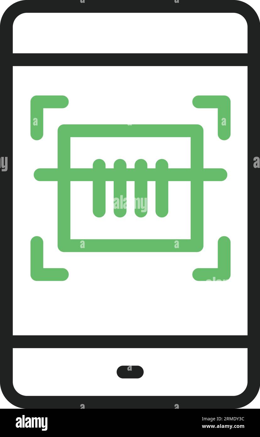 Scanner Icon image. Suitable for mobile application. Stock Vector