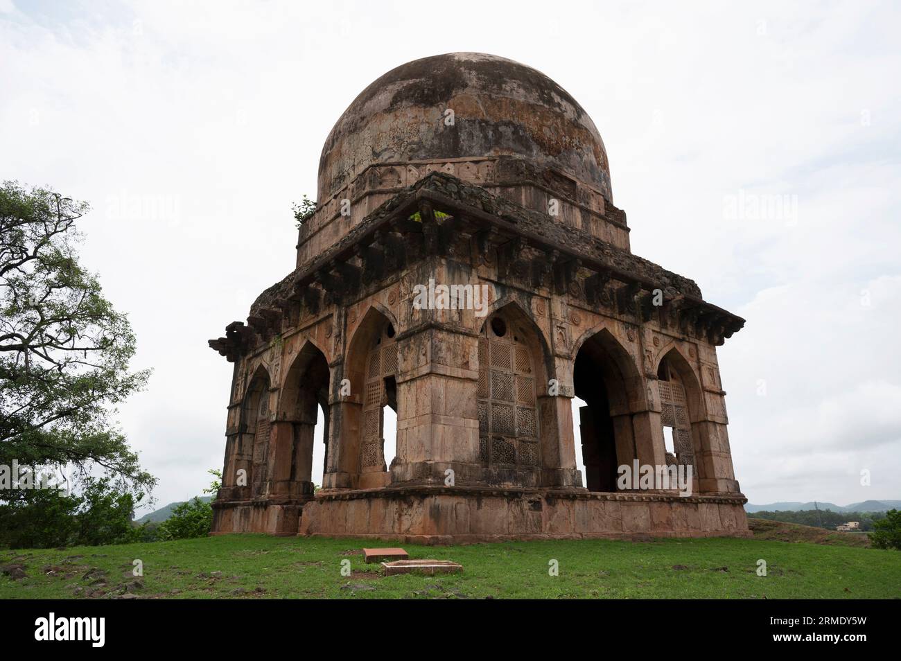 Jali Mahal, located in Mandu, Madhya Pradesh, India Stock Photo