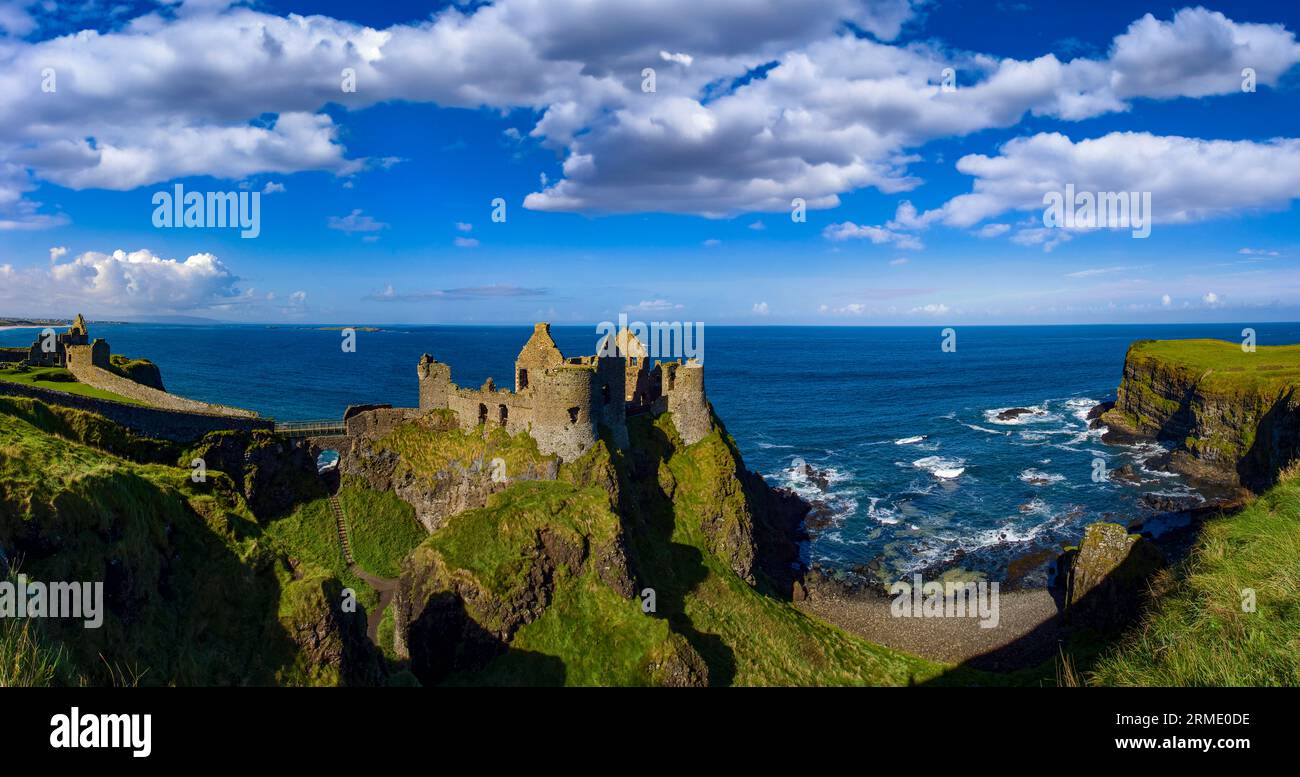 White Rocks Ireland Dunluce Castle, White Rocks, Portrush, Causeway Coast, County Antrim ...