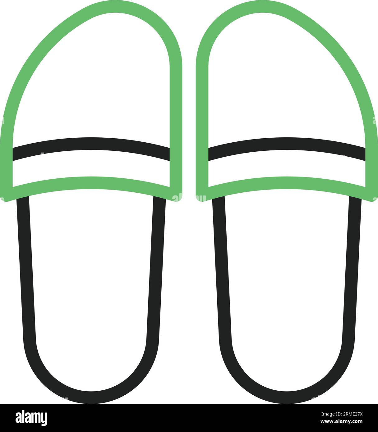 Slippers Icon image. Suitable for mobile application. Stock Vector
