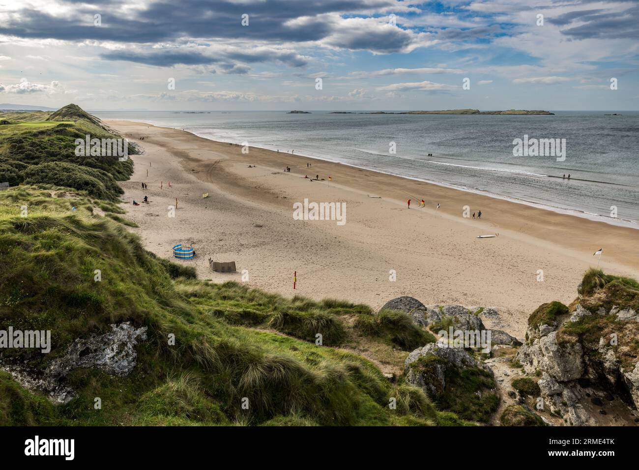 White Rocks cliff path, Portstewart Strand, (beach), Portstewart