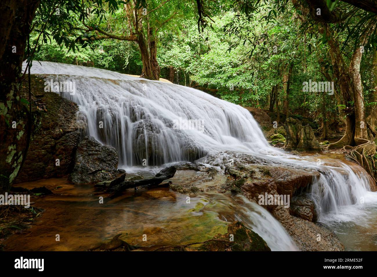 Long waterfall in rainy hi-res stock photography and images - Alamy