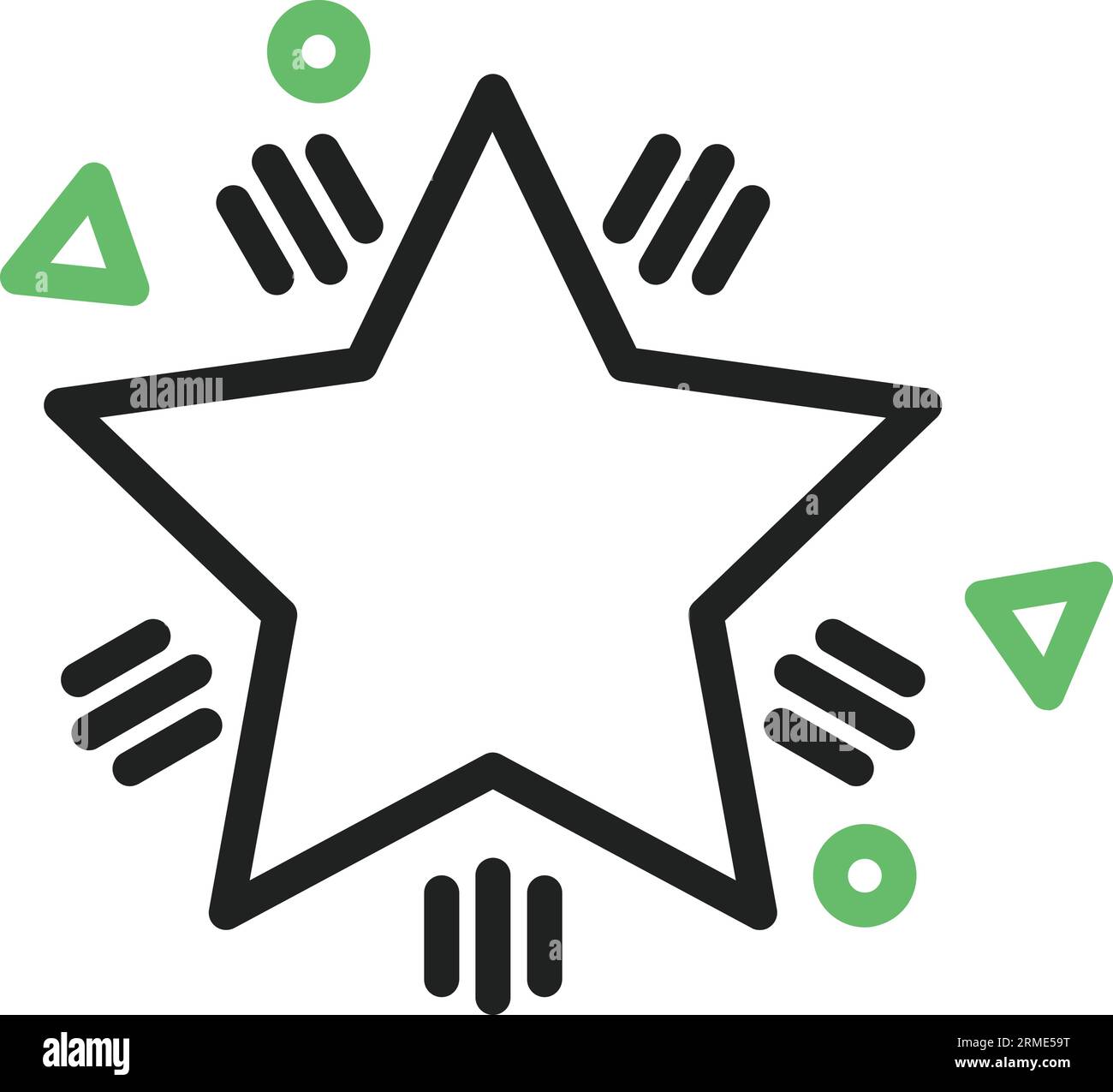 Star Icon image. Suitable for mobile application. Stock Vector