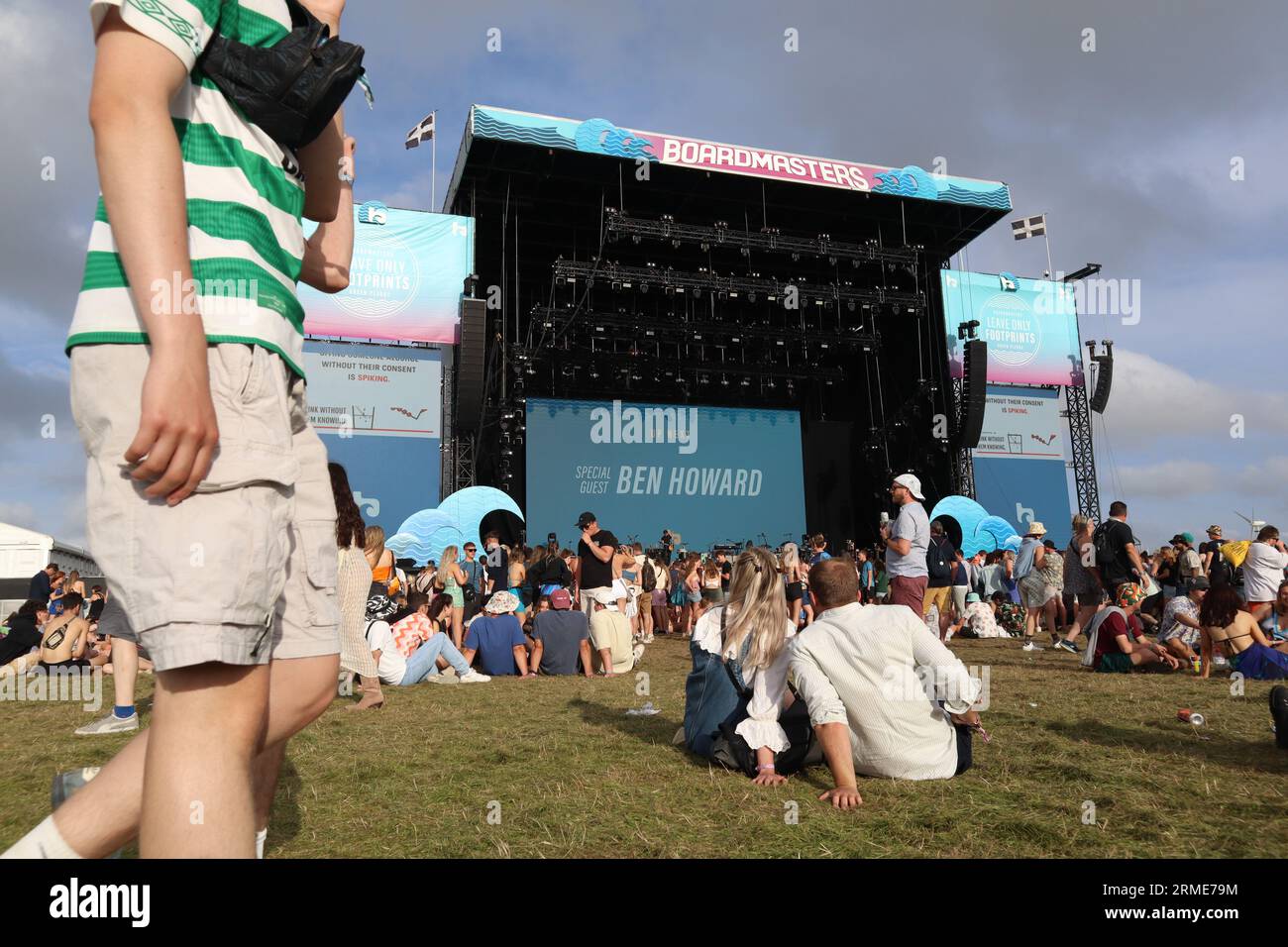 Boardmasters Music Festival Newquay Cornwall 2023 Stock Photo Alamy