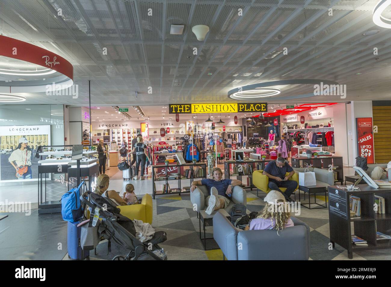 zagreb airport duty free cigarettes Zagreb airport Franjo Tudjman Stock Photo