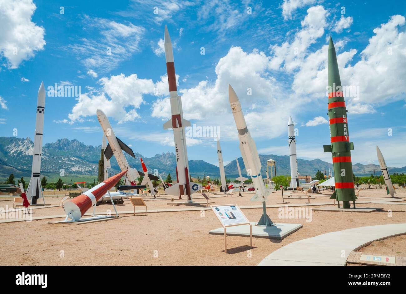 White Sands Missile Range Museum in New Mexico Stock Photo Alamy