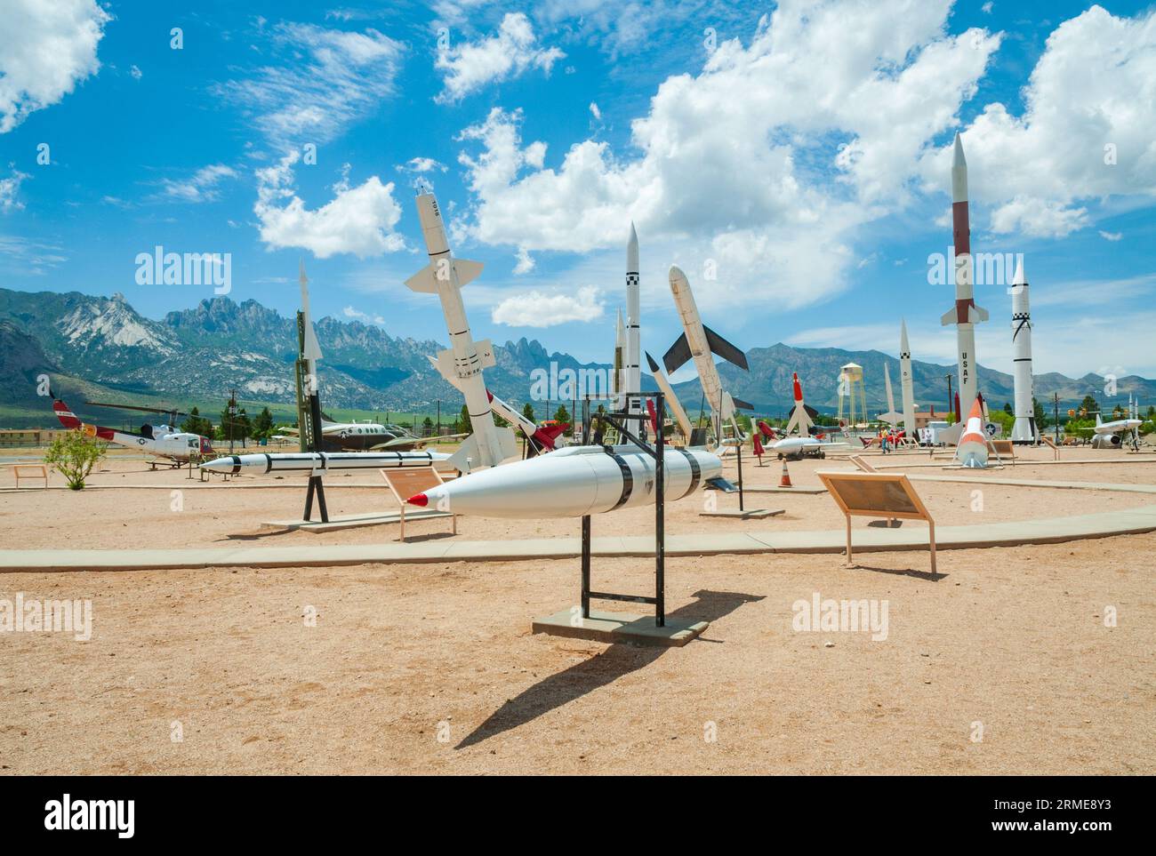 White Sands Missile Range Museum in New Mexico Stock Photo Alamy