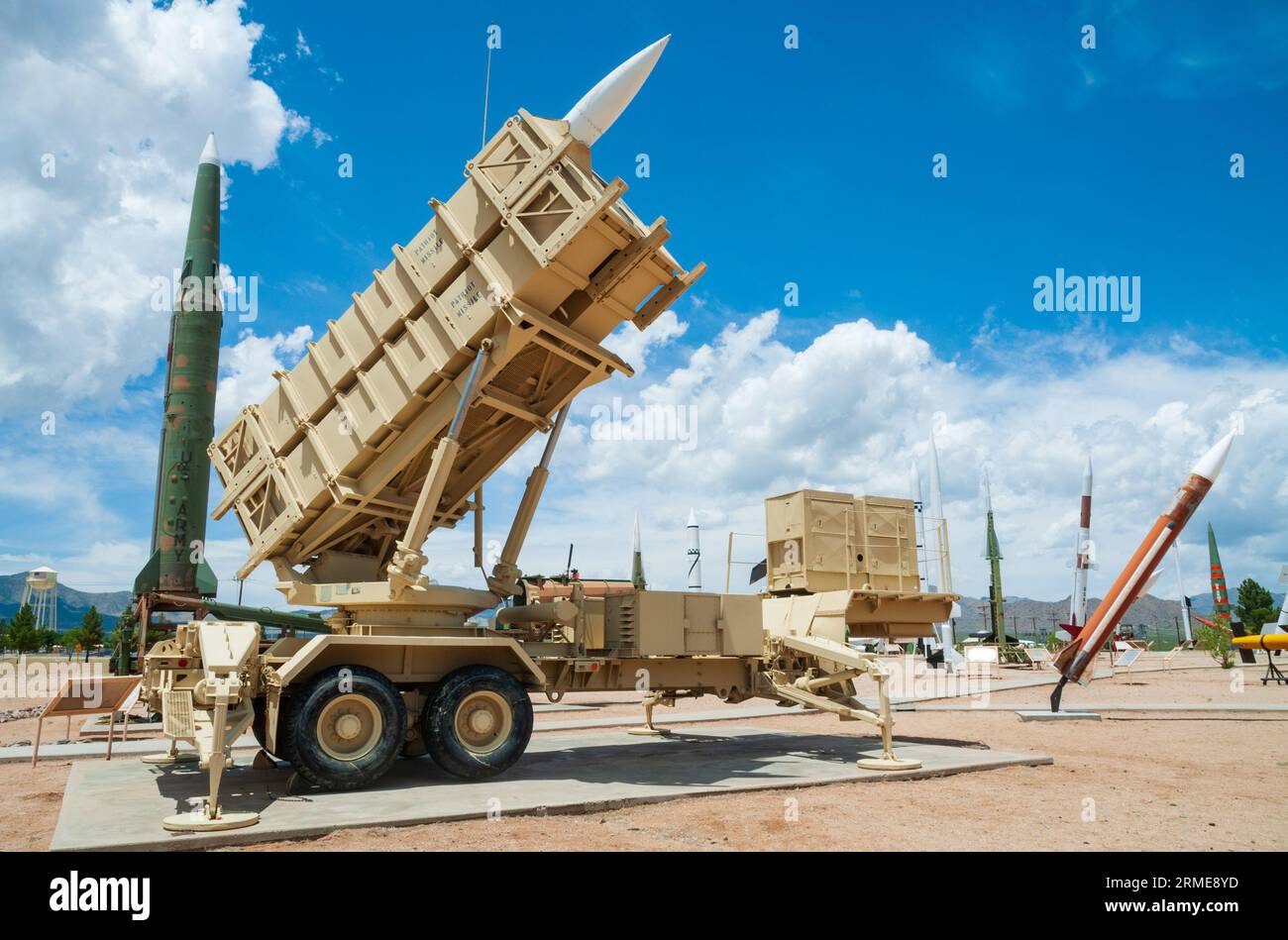 White Sands Missile Range Museum in New Mexico Stock Photo Alamy