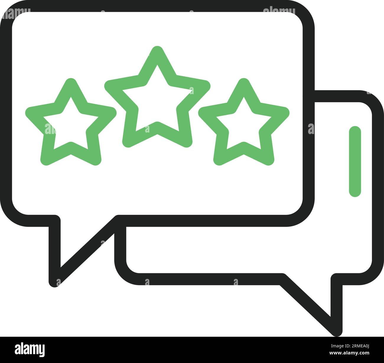 Testimonial Icon image. Suitable for mobile application. Stock Vector