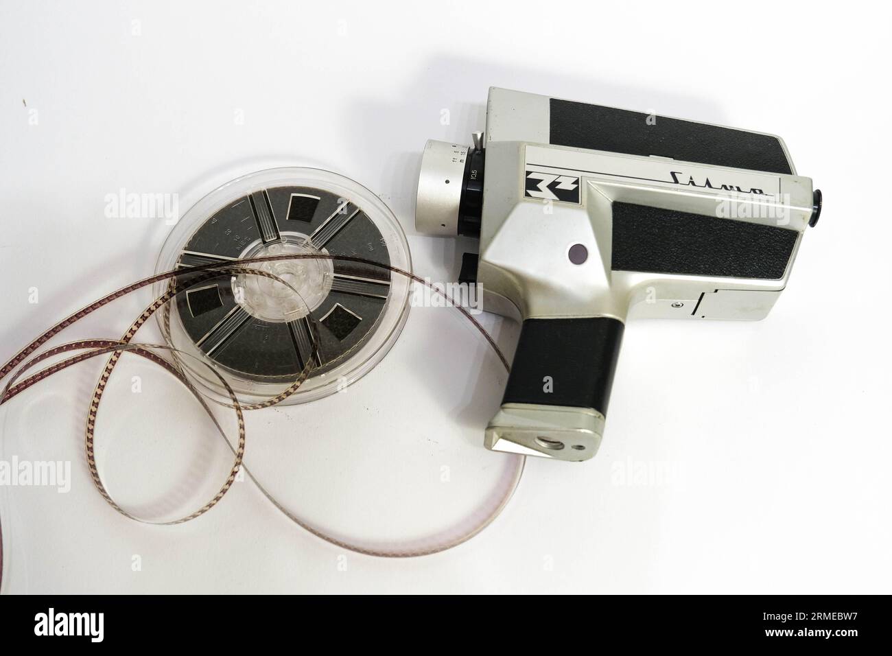 camera and tape Stock Photo Alamy