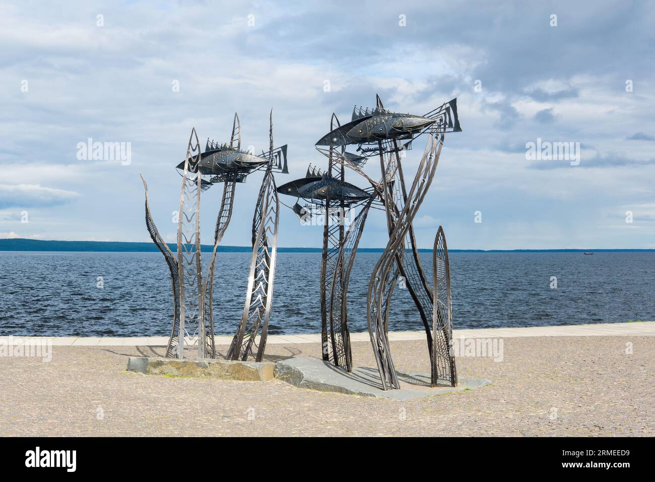 Petrozavodsk, Russia - July 30, 2023: modern art object, sculpture ...
