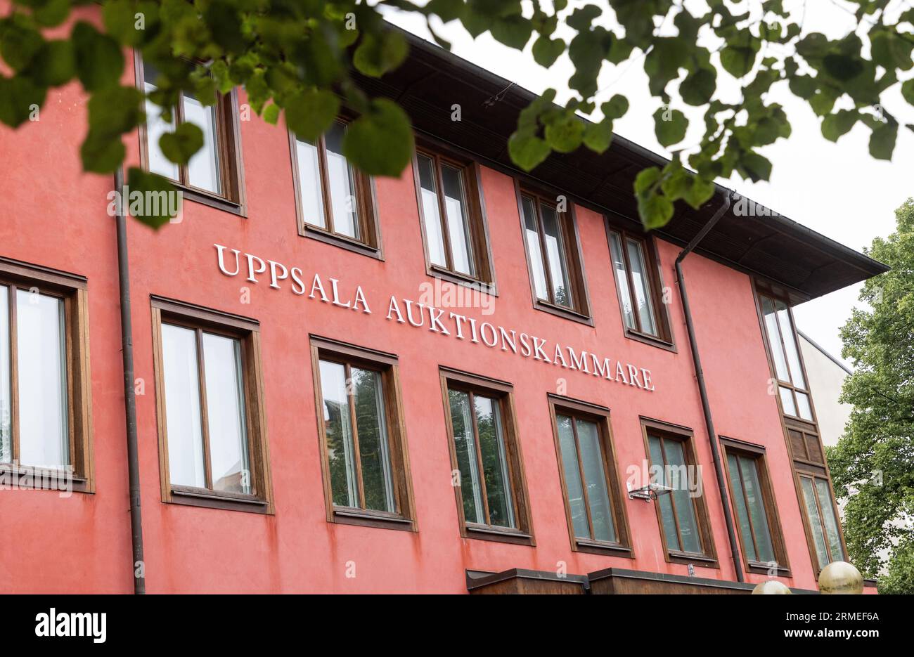 Signs and symbols, Uppsala Auktionskammare logo, Uppsala, Sweden