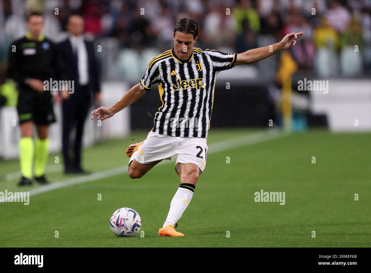 Nicolo Fagioli Juventus Fc Controls Ball Editorial Stock Photo - Stock  Image